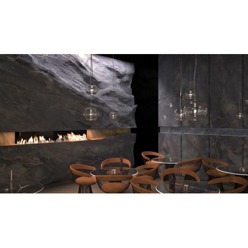 Панорамный газовый камин Kratki LEO/LP/200/G31/37MBAR (баллонный газ) 