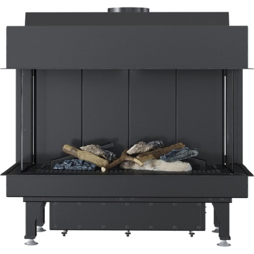 Панорамный газовый камин Kratki LEO/LP/70/G20 (магистральный газ) 