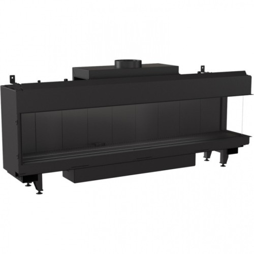 Панорамный газовый камин Kratki LEO/P/200/G20(магистральный газ) 