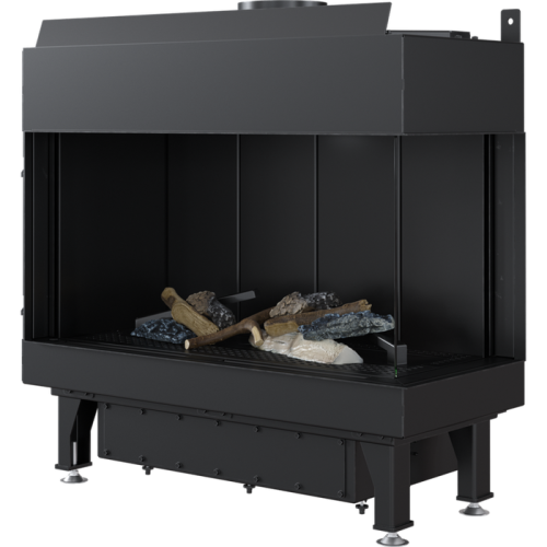 Панорамный газовый камин Kratki LEO/P/70/G31/37MBAR (баллонный газ) 