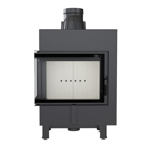 Угловая левая дровяная топка Kratki LUCY/12/L/BS 