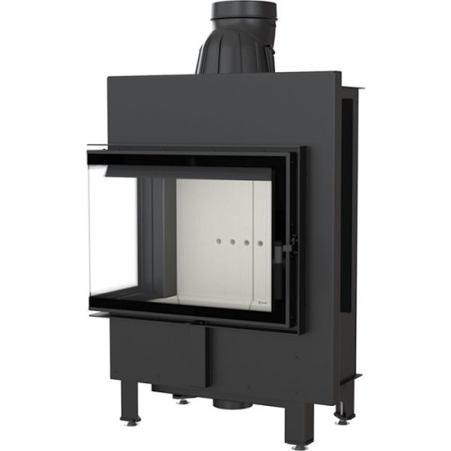 Угловая левая дровяная топка Kratki LUCY/12/L/BS 