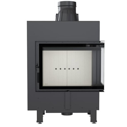Угловая правая дровяная топка Kratki LUCY/12/P/BS 