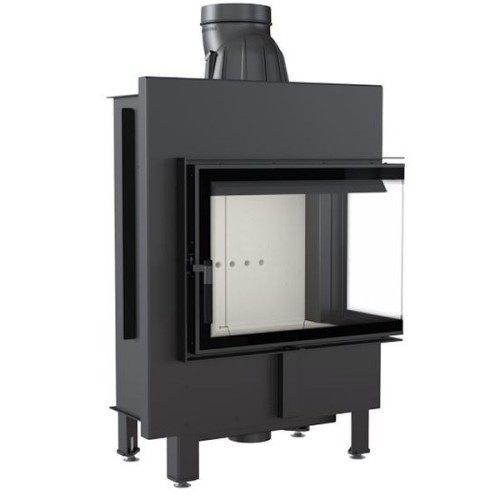 Угловая правая дровяная топка Kratki LUCY/12/P/BS 