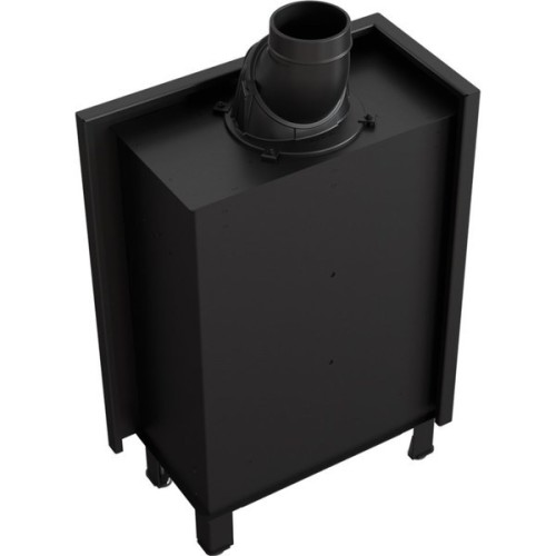 Угловая левая дровяная топка Kratki LUCY/12/SLIM/L/BS 