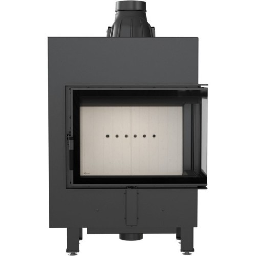 Угловая правая дровяная топка Kratki LUCY/12/SLIM/P/BS 