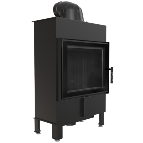 Фронтальная дровяная топка Kratki LUCY/12/SLIM черная футеровка 