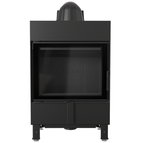 Фронтальная дровяная топка Kratki LUCY/12 черная футеровка 
