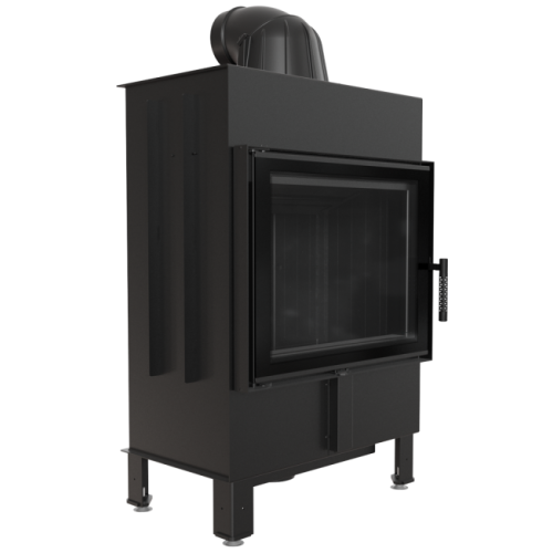 Фронтальная дровяная топка Kratki LUCY/12 черная футеровка 