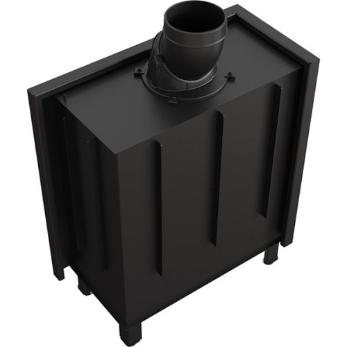 Угловая левая дровяная топка Kratki LUCY/14/L/BS 