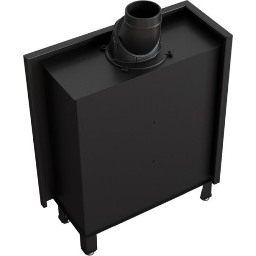 Угловая левая дровяная топка Kratki LUCY/14/SLIM/L/BS 