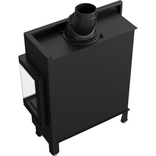 Угловая правая дровяная топка Kratki LUCY/14/SLIM/P/BS 