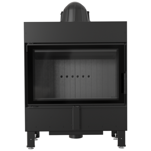 Фронтальная дровяная топка Kratki LUCY/14/SLIM черная футеровка 
