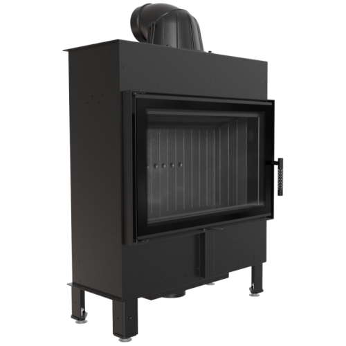 Фронтальная дровяная топка Kratki LUCY/14/SLIM черная футеровка 