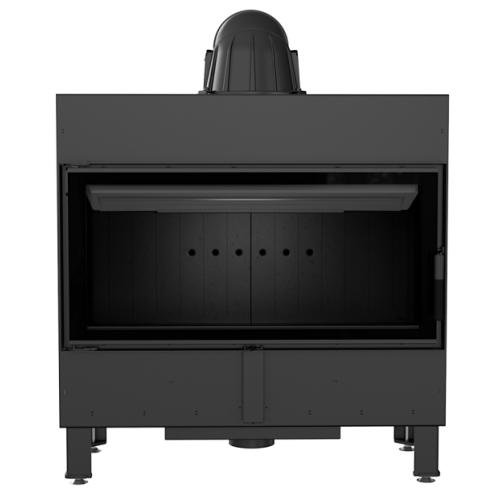 Фронтальная дровяная топка Kratki LUCY/16 черная футеровка 