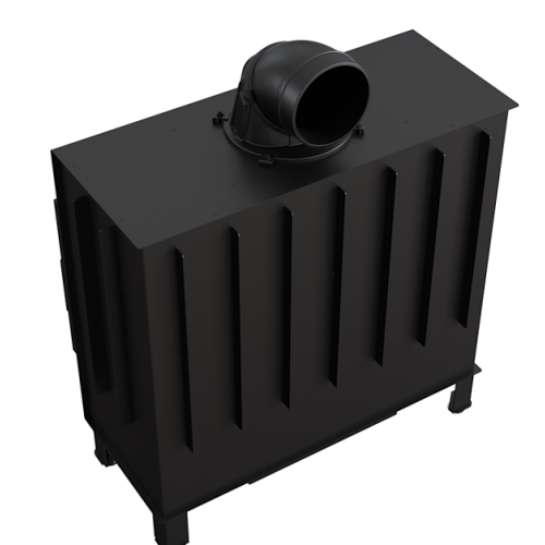 Фронтальная дровяная топка Kratki LUCY/16 черная футеровка 