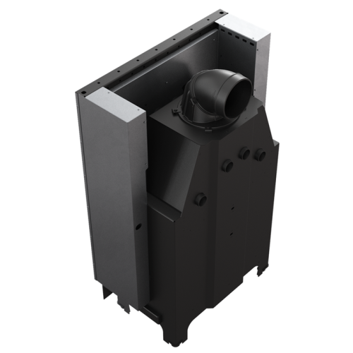 Фронтальная дровяная топка Kratki MBA/G черная футеровка 