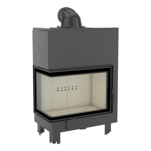 Угловая левая дровяная топка Kratki MBA/L/BS 