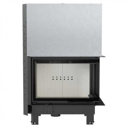 Угловая правая дровяная топка Kratki MBA/P/BS/G/SG (гнутое стекло) 