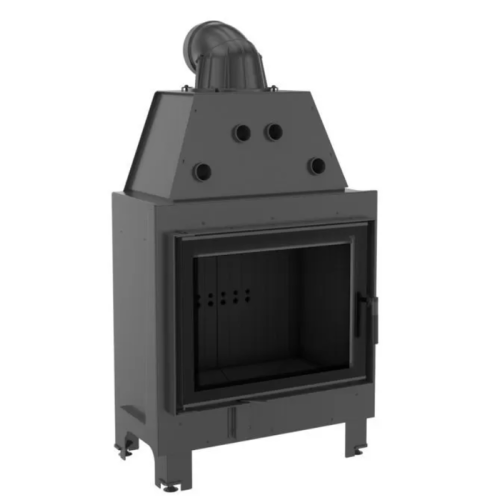Фронтальная дровяная топка Kratki MBA черная футеровка 