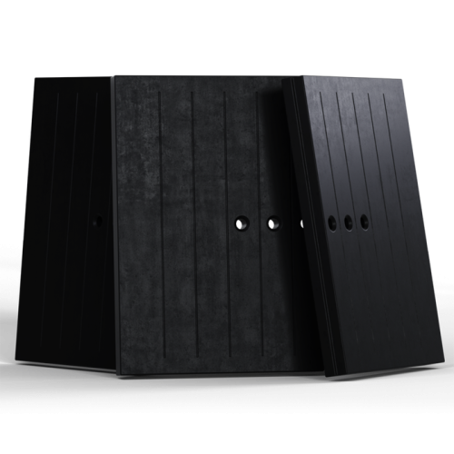 Угловая левая дровяная топка Kratki MBM/L/BS черная футеровка 