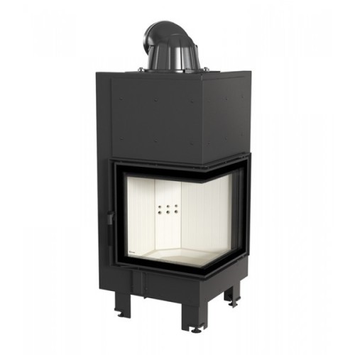 Угловая правая дровяная топка Kratki MBN/P/BS 