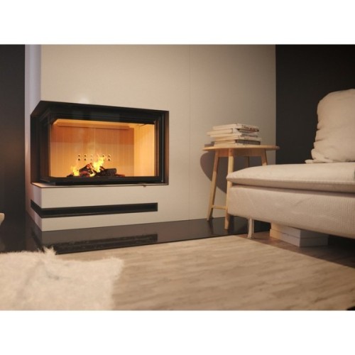 Угловая левая дровяная топка Kratki MBO/L/BS/G 