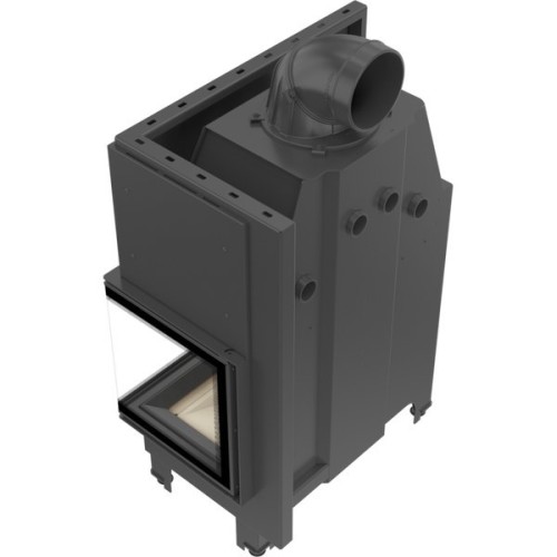 Угловая правая дровяная топка Kratki MBO/P/BS 