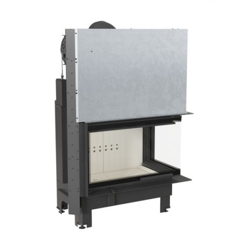 Угловая правая дровяная топка Kratki MBO/P/BS/G 