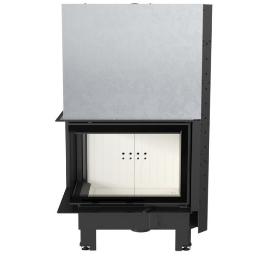 Угловая левая дровяная топка Kratki MBZ/L/BS/G/SG (гнутое стекло) 