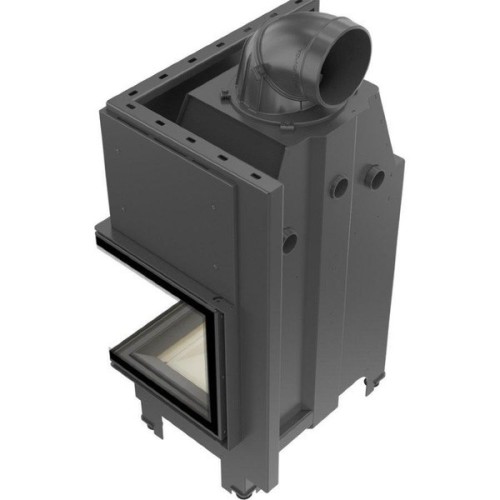 Угловая правая дровяная топка Kratki MBZ/P/BS 