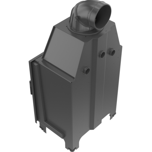 Фронтальная дровяная топка Kratki MBZ черная футеровка 