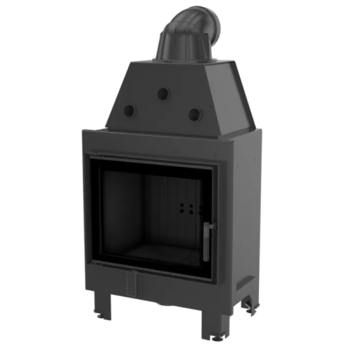Фронтальная дровяная топка Kratki MBZ черная футеровка 