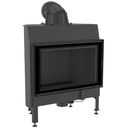 Фронтальная дровяная топка Kratki NADIA/13 черная футеровка 