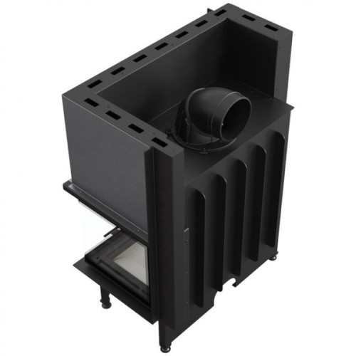 Угловая правая дровяная топка Kratki NADIA/14/P/BS/G (гильотина) 