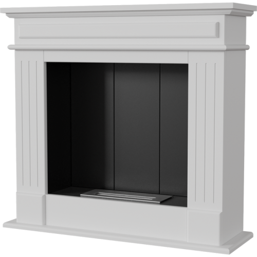 Напольный биокамин Kratki NOVEMBER белый, TUV (ЛЕГО) 