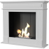 Напольный биокамин Kratki NOVEMBER белый, TUV (ЛЕГО) 