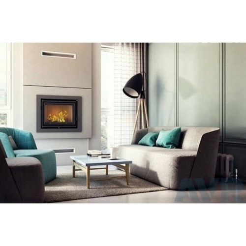 Фронтальная дровяная топка Kratki OLIWIA/PW/17/W/DECO 