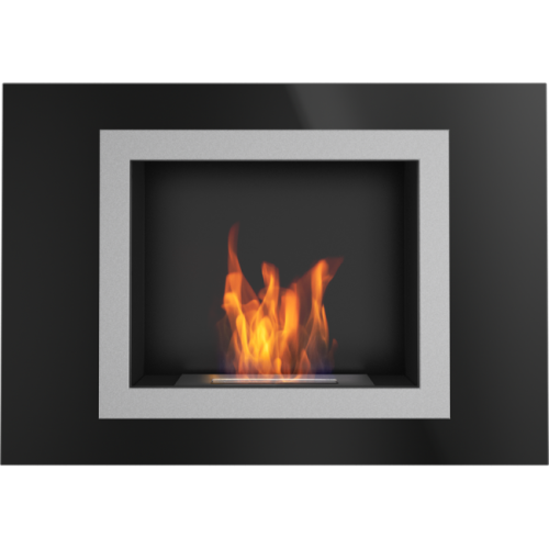 Настенный биокамин Kratki OSCAR черный, TUV 