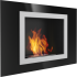 Настенный биокамин Kratki OSCAR черный, TUV 