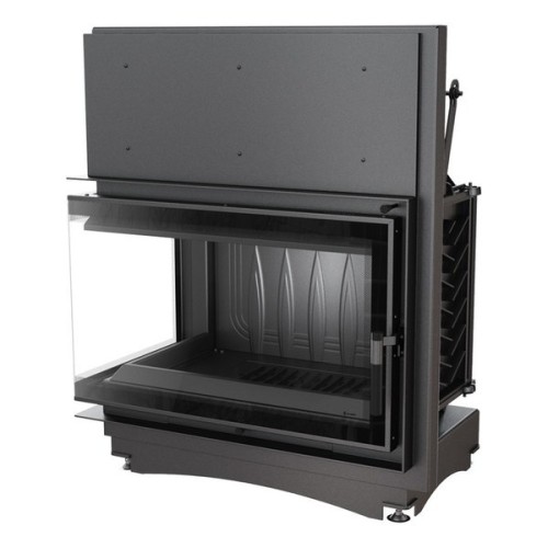 Угловая левая дровяная топка Kratki Oliwia/L/BS/DECO 