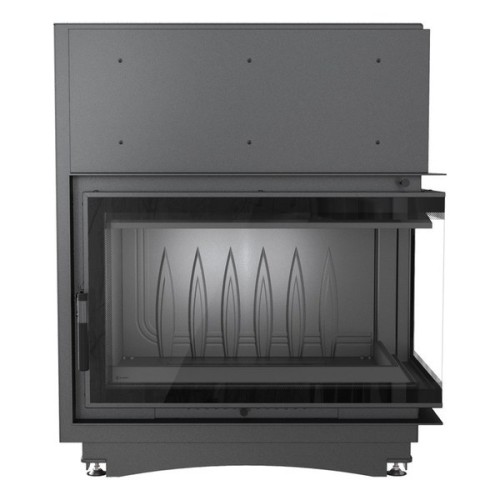 Угловая правая дровяная топка Kratki Oliwia/P/BS/DECO 