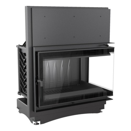 Угловая правая дровяная топка Kratki Oliwia/P/BS/DECO 