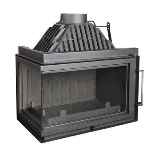 Угловая левая дровяная топка Kratki Oliwia L/BS(угловое стекло слева) 