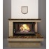 Угловая левая дровяная топка Kratki Oliwia PW/BL/22/BS/W(угловое стекло слева) 