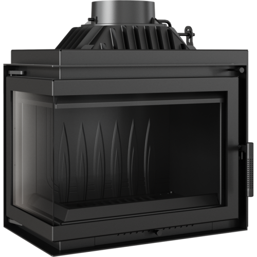 Угловая левая дровяная топка Kratki SIMPLE/M/S/L/BS (угловое стекло слева) 