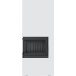 Готовый дровяной каминокомплект Kratki SIMPLE Box белый с топкой BS, левый угол 