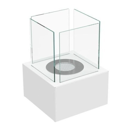 Настольный биокамин Kratki TANGO 2 белый, TUV 