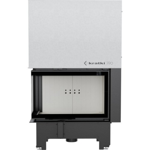 Угловая левая дровяная топка Kratki VNL/810/410 