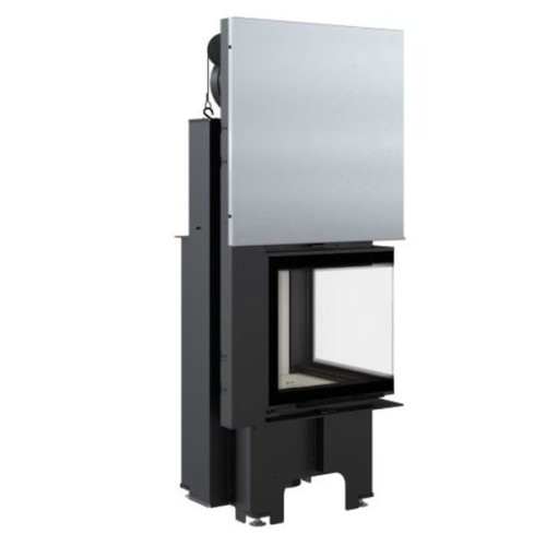Угловая правая дровяная топка Kratki VNP/480/480 